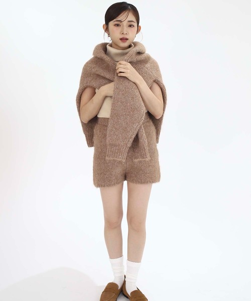 セール】【Luan】KNIT MINI PANTS/ニットミニパンツ（その他パンツ