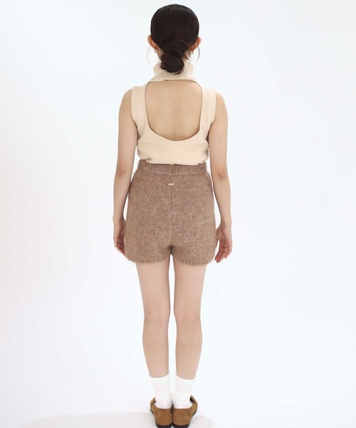 Luan（ルアン）の「【Luan】KNIT MINI PANTS/ニットミニパンツ（その他パンツ・レディース・ベージュ/グレー・1/0）」の15枚目の写真