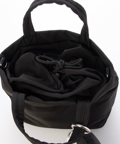 cache cache(カシュ カシュ)の「カシュカシュ cachecache / ミニトート2wayショルダー(ショルダーバッグ・レディース・ブラウン/ベージュ系その他/ブラック・FREE)」の6枚目の写真