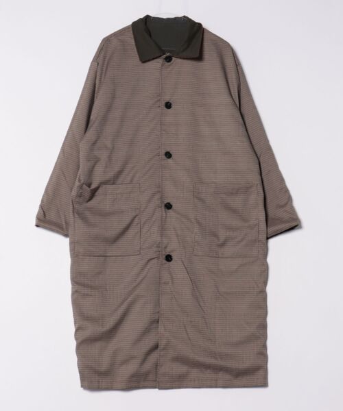 Revo.（レボ）の「Revo./レヴォ　リバーシブル ステンカラー ロングコート（ステンカラーコート・メンズ・オリーブ・LARGE/MEDIUM）」の3枚目の写真