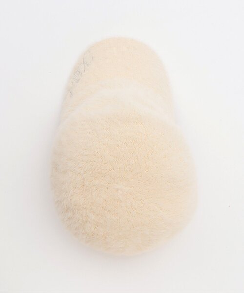 X-girl Stages（エックスガールステージス）の「ロゴ刺しゅうファーキャップ（キャップ・キッズ・ブラック/アイボリー・S(48-52cm)/52-56cm）」の5枚目の写真