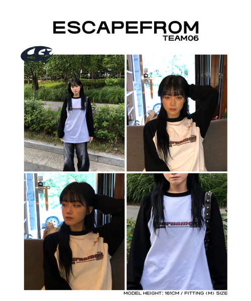 ESCAPEFROM(エスケープフロム)の「レッドトーナメントヴィンテージロゴプリントロングスリーブブラック(Tシャツ/カットソー・レディース・その他・MEDIUM/LARGE/SMALL)」の6枚目の写真