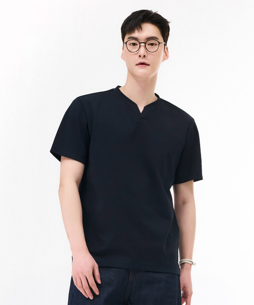 CHASECULT(チェイスカルト)の「メンズネックバリエーション半袖Tシャツ - グリーン(Tシャツ/カットソー・メンズ・ブルー・100/110/95/105)」の4枚目の写真
