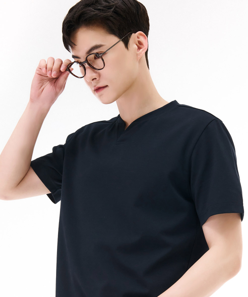 CHASECULT(チェイスカルト)の「メンズネックバリエーション半袖Tシャツ - グリーン(Tシャツ/カットソー・メンズ・ブルー・100/110/95/105)」の5枚目の写真