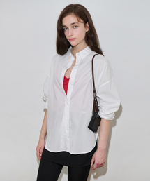 Basic Over Fit Shirt (White)