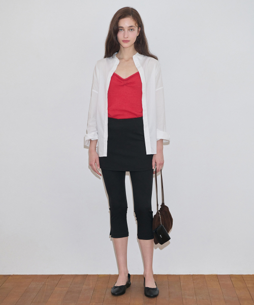 SINOON（シヌーン）の「Basic Over Fit Shirt (White)（シャツ/ブラウス・レディース・ホワイト・FREE）」の2枚目の写真