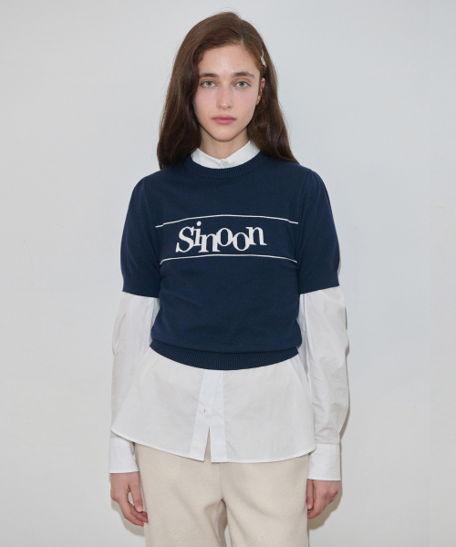 SINOON（シヌーン）の「Basic Over Fit Shirt (White)（シャツ/ブラウス・レディース・ホワイト・FREE）」の5枚目の写真