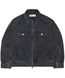 SLASH TRUCKER JACKET - WASHED BLACK