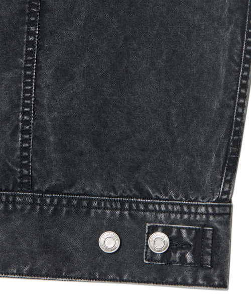 NOMANUAL(NOMANUAL)の「SLASH TRUCKER JACKET - WASHED BLACK(デニムジャケット・レディース・その他・SMALL/MEDIUM/LARGE)」の7枚目の写真