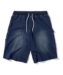 Verdnt（バーダント）の「Carpenter Denim Terry Sweat Bermuda Shorts [Indigo]（その他パンツ）」