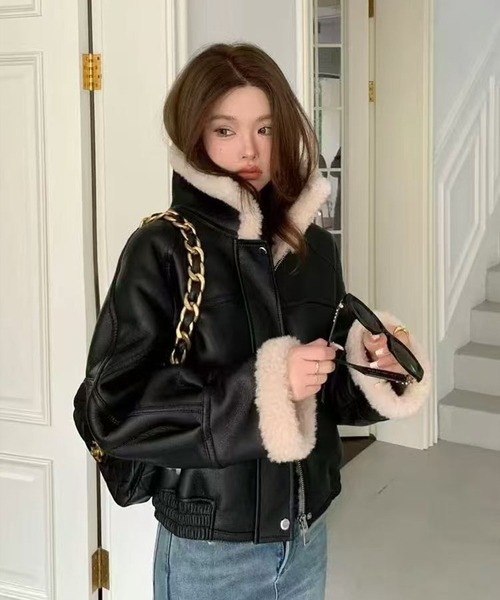 KARL DONOGHUE カールドノヒュー ムートンロングジレ