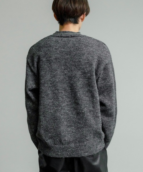 improves（インプローブス）の「ラメスパンコール ニット プルオーバー（ニット/セーター・メンズ・ブラウン/チャコール/グレー・MEDIUM/LARGE）」の5枚目の写真