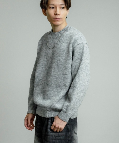 improves（インプローブス）の「ラメスパンコール ニット プルオーバー（ニット/セーター・メンズ・ブラウン/チャコール/グレー・MEDIUM/LARGE）」の15枚目の写真