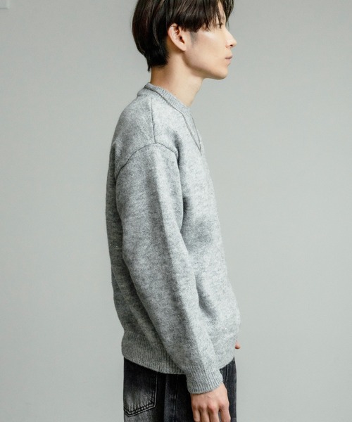 improves（インプローブス）の「ラメスパンコール ニット プルオーバー（ニット/セーター・メンズ・ブラウン/チャコール/グレー・MEDIUM/LARGE）」の16枚目の写真