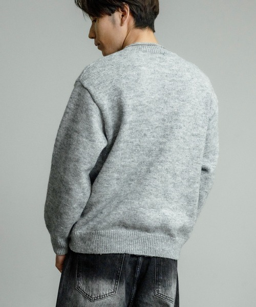 improves（インプローブス）の「ラメスパンコール ニット プルオーバー（ニット/セーター・メンズ・ブラウン/チャコール/グレー・MEDIUM/LARGE）」の17枚目の写真