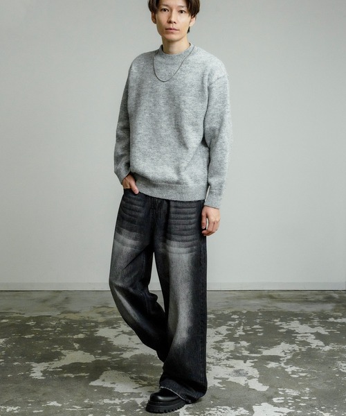 improves（インプローブス）の「ラメスパンコール ニット プルオーバー（ニット/セーター・メンズ・ブラウン/チャコール/グレー・MEDIUM/LARGE）」の18枚目の写真