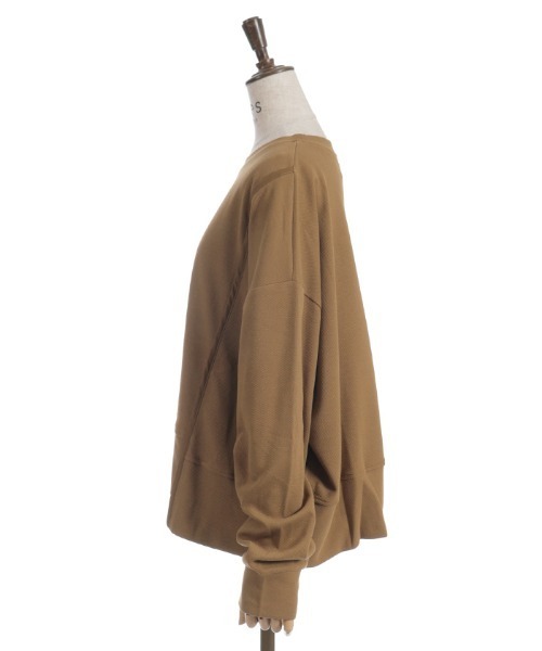 axes femme(アクシーズファム)の「バックジッププルオーバー(Tシャツ/カットソー・レディース・ブラック/チャコール/マスタード・FREE)」の18枚目の写真