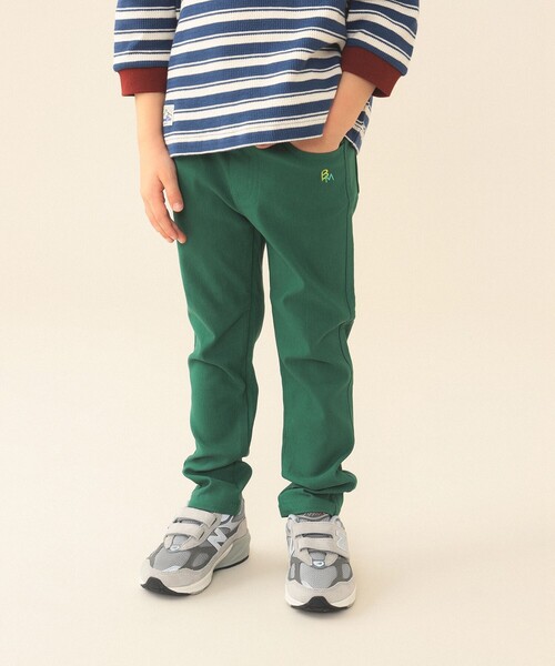 BEAMS mini（ビームスミニ）の「ストレッチ カラー パンツ 2026SS（90～140cm）（その他パンツ・キッズ・サックスブルー/グリーン/ベージュ・90/110/120/130/140/100）」の2枚目の写真