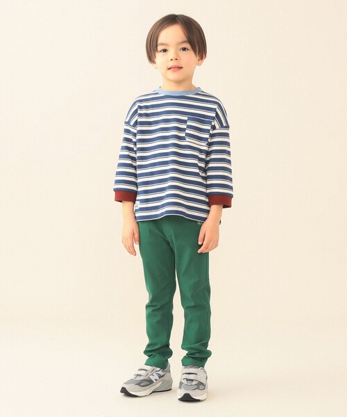 BEAMS mini（ビームスミニ）の「ストレッチ カラー パンツ 2026SS（90～140cm）（その他パンツ・キッズ・サックスブルー/グリーン/ベージュ・90/110/120/130/140/100）」の7枚目の写真