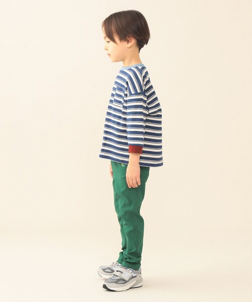 BEAMS mini（ビームスミニ）の「ストレッチ カラー パンツ 2026SS（90～140cm）（その他パンツ・キッズ・サックスブルー/グリーン/ベージュ・90/110/120/130/140/100）」の8枚目の写真
