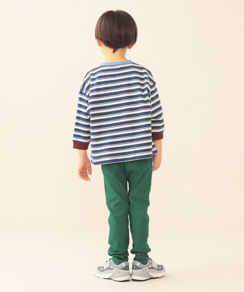 BEAMS mini（ビームスミニ）の「ストレッチ カラー パンツ 2026SS（90～140cm）（その他パンツ・キッズ・サックスブルー/グリーン/ベージュ・90/110/120/130/140/100）」の9枚目の写真