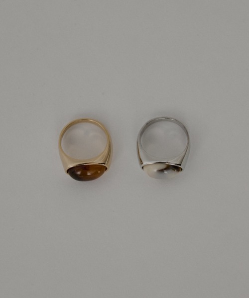 VION(ヴィオン)の「クラシックマーブルストーンリング / Classic Marble Stone Ring(リング・レディース・シルバー/ゴールド・FREE)」の9枚目の写真