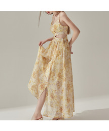 VIKINI VENDER（ビキニベンダー）の「Luciel cutout chiffon long one-piece（ワンピース）」