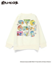 BRANSHES（ブランシェス）の「【ポケットモンスター（ポケモン）】裏起毛トレーナー（スウェット）」