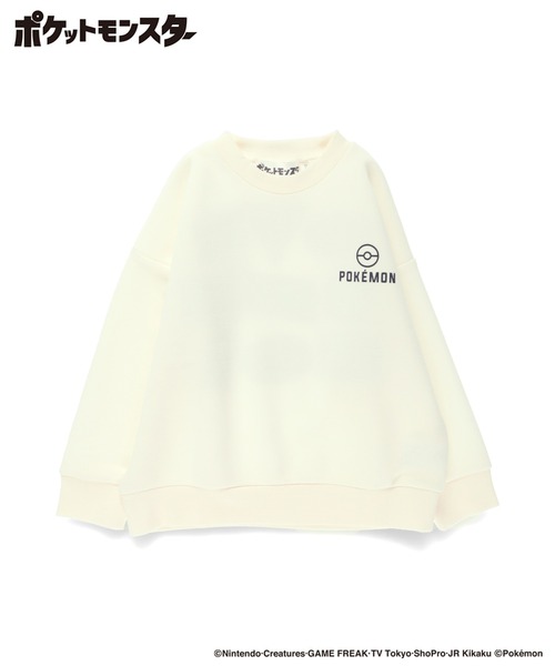 BRANSHES（ブランシェス）の「【ポケットモンスター（ポケモン）】裏起毛トレーナー（スウェット・キッズ・ブラウン/ライトグリーン/アイボリー/ブラック/サックスブルー/ブルーグレー・110/150/100/130/140/120）」の19枚目の写真