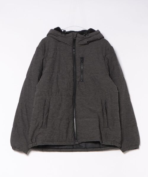 Blue Standard (ブルースタンダード)の「【Blue Standard/ブルースタンダード】カチオン杢ニット ストレッチ中綿ジャケット(ブルゾン・メンズ・ネイビー/チャコールグレー/グレー・X-LARGE/LARGE/MEDIUM)」の2枚目の写真