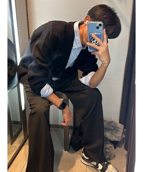 VERYVAIN（ベリベーン）の「GAFF TEX CARDIGAN (BLACK)（カーディガン/ボレロ・レディース・その他・MEDIUM/LARGE）」の12枚目の写真