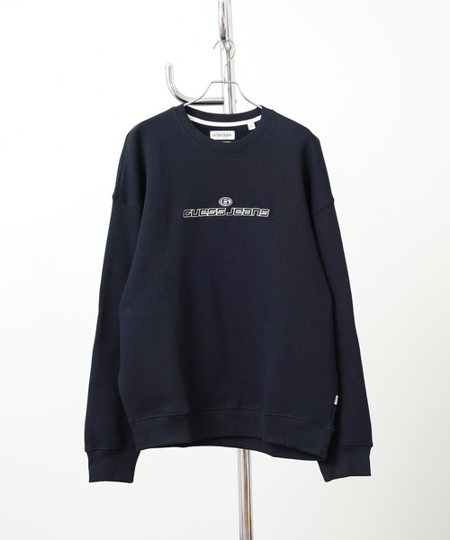 GUESS JEANS（ゲスジーンズ）の「GUESS JEANS フロント刺繍スウェットシャツ（スウェット・メンズ・ネイビー・XL/L/M/S）」の2枚目の写真