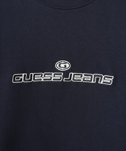 GUESS JEANS（ゲスジーンズ）の「GUESS JEANS フロント刺繍スウェットシャツ（スウェット・メンズ・ネイビー・XL/L/M/S）」の5枚目の写真