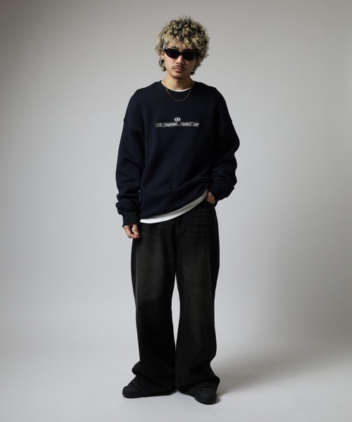 GUESS JEANS（ゲスジーンズ）の「GUESS JEANS フロント刺繍スウェットシャツ（スウェット・メンズ・ネイビー・XL/L/M/S）」の16枚目の写真
