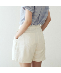 Single Pintuck Cotton short pants_4 Colors