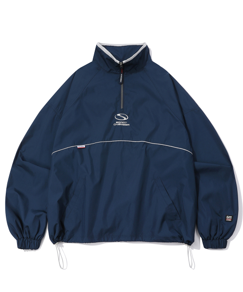SPORT CHAMBER(スポーツチャンバー)の「SCオーバーサイズウォームアップシャツ(ネイビー)(ナイロンジャケット・レディース・その他・2/3)」の1枚目の写真