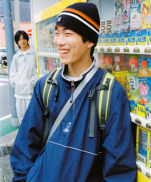 SPORT CHAMBER(スポーツチャンバー)の「SCオーバーサイズウォームアップシャツ(ネイビー)(ナイロンジャケット・レディース・その他・2/3)」の4枚目の写真