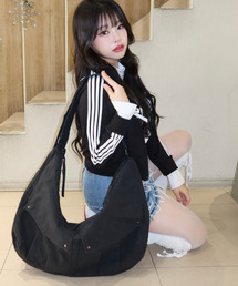 Mega Loop Hobo Bag Black