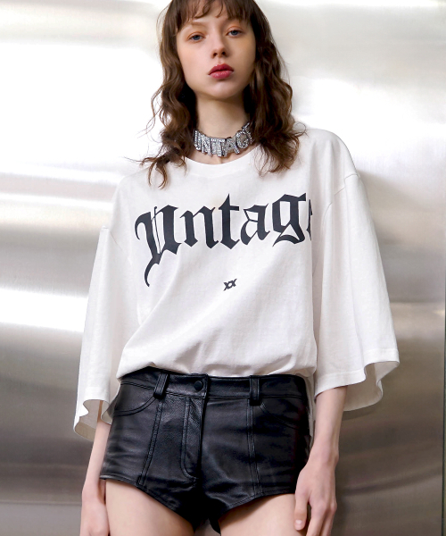 UNTAGE（アンテージ）の「ロゴプリントケープ半袖Tシャツ[ホワイト(ユニセックス)]_UTT-ST35（Tシャツ/カットソー・メンズ・その他・FREE）」の3枚目の写真