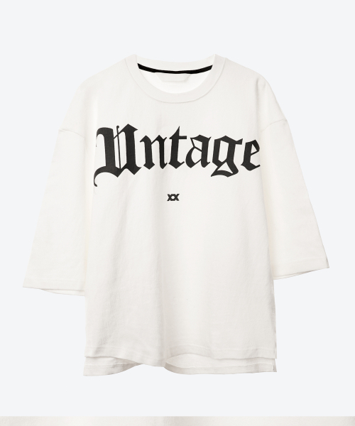 UNTAGE（アンテージ）の「ロゴプリントケープ半袖Tシャツ[ホワイト(ユニセックス)]_UTT-ST35（Tシャツ/カットソー・メンズ・その他・FREE）」の5枚目の写真