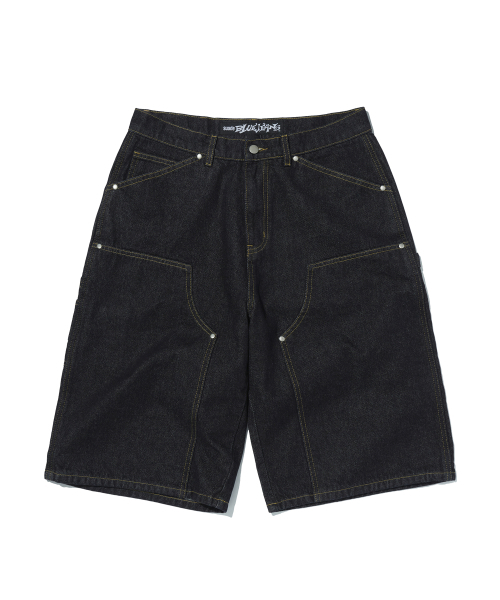 suade（スエード）の「CONTOUR DOUBLE KNEE SHORTS [RAW INDIGO]（その他パンツ・レディース・その他・SMALL/LARGE）」の4枚目の写真