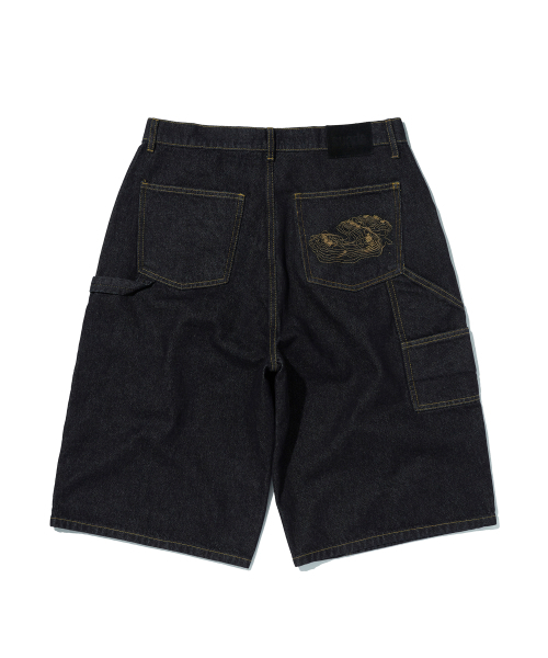 suade（スエード）の「CONTOUR DOUBLE KNEE SHORTS [RAW INDIGO]（その他パンツ・レディース・その他・SMALL/LARGE）」の5枚目の写真