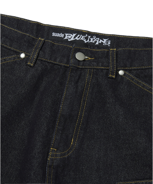 suade（スエード）の「CONTOUR DOUBLE KNEE SHORTS [RAW INDIGO]（その他パンツ・レディース・その他・SMALL/LARGE）」の6枚目の写真