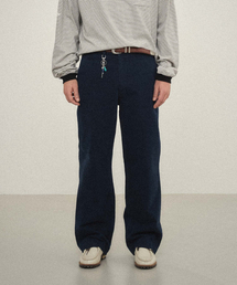 WMC（ダブリューエムシー）の「ウォッシュドヘビーコットンオフィサーストレートパンツ_NAVY（その他パンツ）」