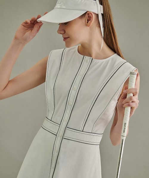 NEU GOLF(エヌイーユーゴルフ)の「シャツワンピース(ワンピース・レディース・その他・LARGE/MEDIUM/SMALL)」の2枚目の写真