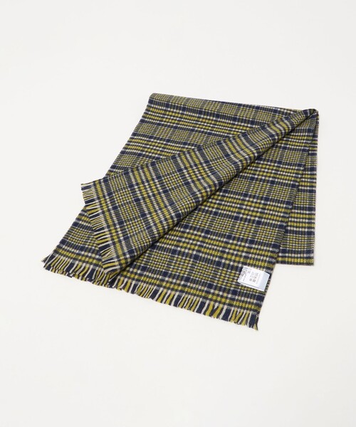 UNITED ARROWS（ユナイテッドアローズ）の「ライト カシミヤ マフラー（マフラー・メンズ・ブラック/ライム/ベージュ/ネイビー・FREE）」の3枚目の写真