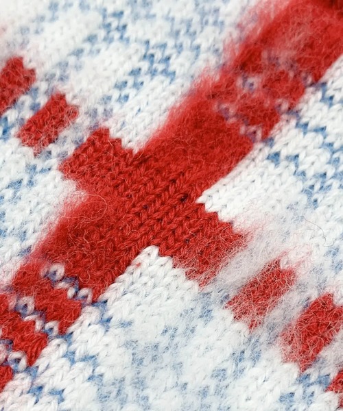 FAKUI（ファクイ）の「ASIMETRIC CHECK SOCKS / アシンメトリーチェックソックス（ソックス/靴下・レディース・グリーン/ホワイト・22.0～24.0cm）」の8枚目の写真