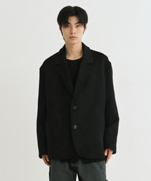 ENDOOR（エンドア）の「Warm wool blazer jacket (black)（チェスターコート）」
