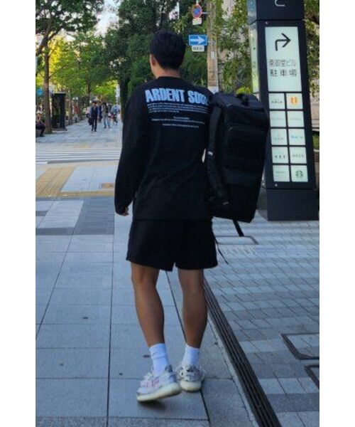 ARDENTSOUL(アーデントソウル)の「アダント、シグネチャーバックロゴセミオーバーフィット長袖Tシャツ(ブラック)(Tシャツ/カットソー・メンズ・その他・XX-LARGE)」の18枚目の写真