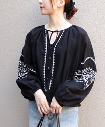 THE SHINZONE | THE SHINZONE/シンゾーン　刺繍ブラウス　EMBROIDERED BLOUSE　26SMSBL09(シャツ/ブラウス)